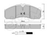 CIFAM 822-578-5 Brake Pad Set, disc brake